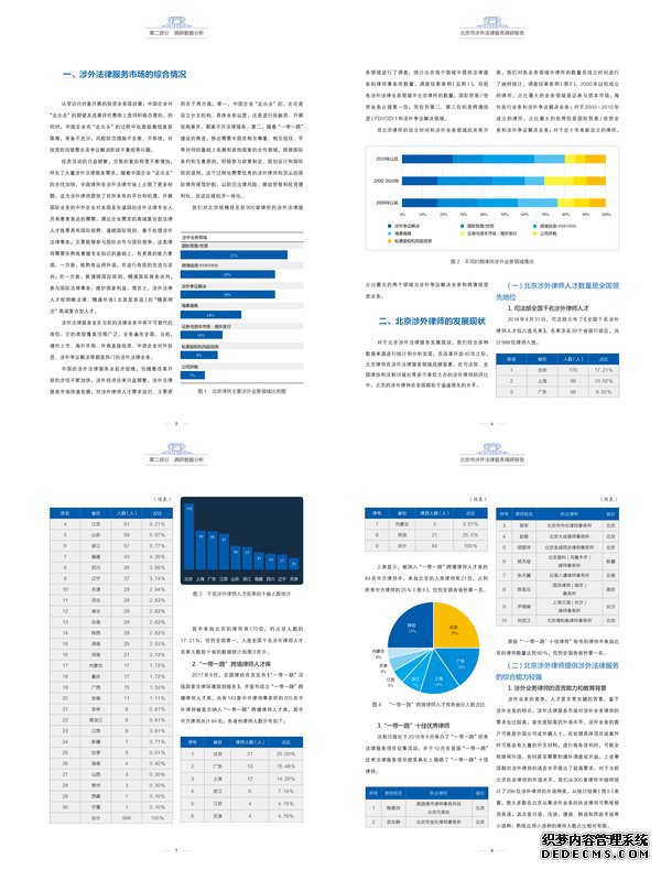 《北京市涉外法律服务调研报告》